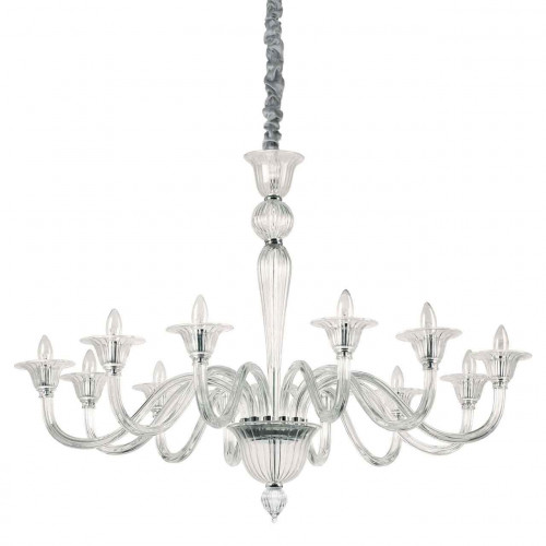подвесная люстра ideal lux brigitta sp12 trasparente в Нижневартовске