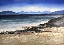 картина маслом береговая линия в Нижневартовске