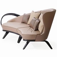 диван apriori полукруглый бежевый в Нижневартовске