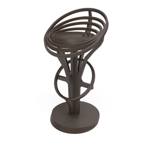 стул барный kronos темно-коричневый kron в Нижневартовске