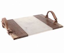 поднос-разделочная доска коричневого цвета в Нижневартовске