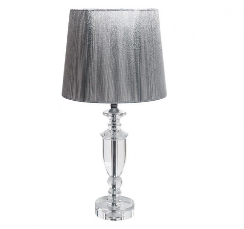 лампа настольная diva серебряный плафон 38х10х10 см в Нижневартовске
