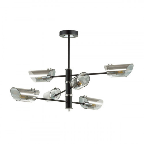 потолочная люстра lumion nolan 4402/6c дымчатая в Нижневартовске