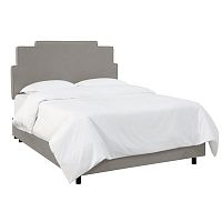 кровать двуспальная 180х200 серая paxton gray linen в Нижневартовске