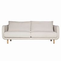 диван jenny трехместный прямой молочный в Нижневартовске