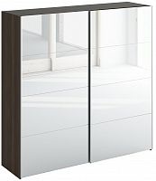 шкаф-купе slide 1700 глянец белый с коричневым в Нижневартовске