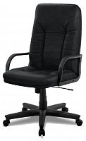 кресло компьютерное танго 1п эко-кожа, цвет чёрный, высокая спинка в Нижневартовске
