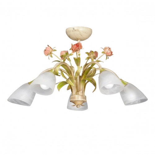 потолочная люстра vitaluce v1536/5pl белая в Нижневартовске