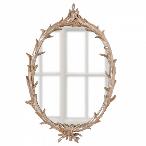 зеркало овальное настенное серебро буа в Нижневартовске