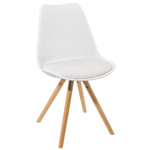 стул деревянный bonito белый в Нижневартовске