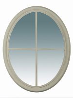 зеркало-окно овальное белое люкарна в Нижневартовске