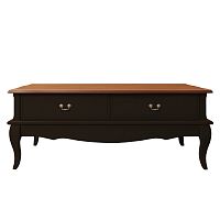 стол журнальный leontina black прямоугольный черный в Нижневартовске