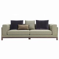 диван «вилла боргезе» трехместный прямой темно-серый в Нижневартовске