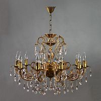 подвесная люстра ambiente alicante 8888/10 ab tear drop бронза в Нижневартовске