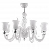 люстра дизайнерская sticks хром белая в Нижневартовске