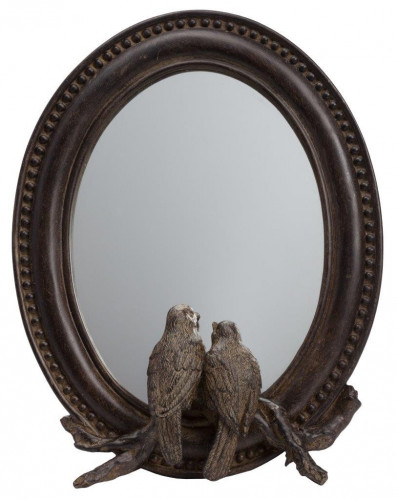 зеркало овальное настенное с птицами corse brown в Нижневартовске