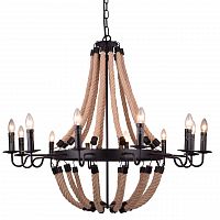 подвесная люстра arte lamp marsiglia a8956lm-12bk черная в Нижневартовске