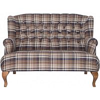 диван flemming двухместный прямой коричневый в Нижневартовске