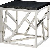 стол журнальный hf14066-2 хром, черный в Нижневартовске