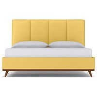 кровать двуспальная 180х200 желтая carter gold в Нижневартовске