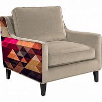 кресло triangle by james soares бежевое в Нижневартовске