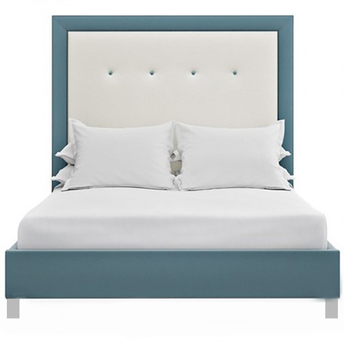 кровать двуспальная 180x200 голубая penelope в Нижневартовске