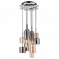 дизайнерская подвесная люстра spot light flaconetta 1301228 серая в Нижневартовске