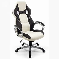 кресло компьютерное navara черно-белое в Нижневартовске