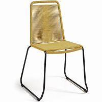 стул металлический meagan серый канат горчичный c835s32 от la forma (ex julia grup) в Нижневартовске