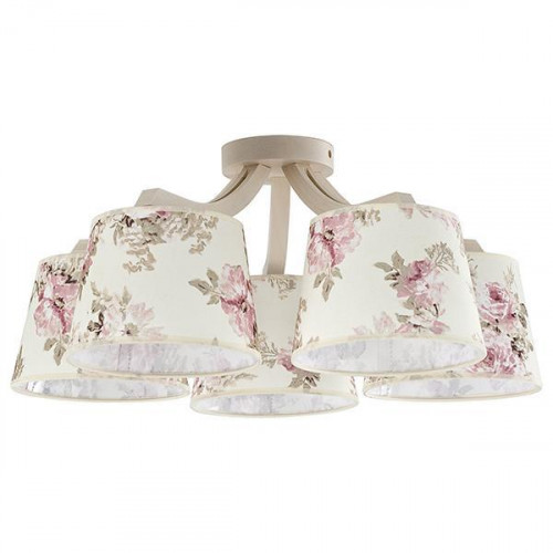 потолочная люстра tk lighting 392 pink 5 в Нижневартовске