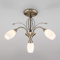 потолочная люстра eurosvet ginevra 30280/3 античная бронза в Нижневартовске