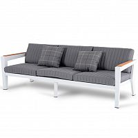 диван трехместный фореста из алюминия с подушками в Нижневартовске