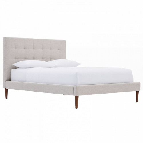 кровать двуспальная 180х200 серая геометрия в Нижневартовске