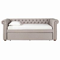 диван-кровать подростковый односпальный 90х200 серый chelsy в Нижневартовске