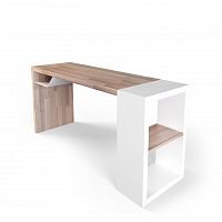 стол рабочий письменный белый ecocomb-5 в Нижневартовске