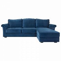 диван sydney угловой правый модуль синий в Нижневартовске