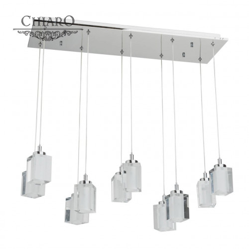 люстра дизайнерская mimsy хром прозрачная в Нижневартовске