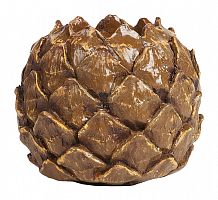 подсвечник рождественский коричневый в виде шишки christmas small, 8 см в Нижневартовске