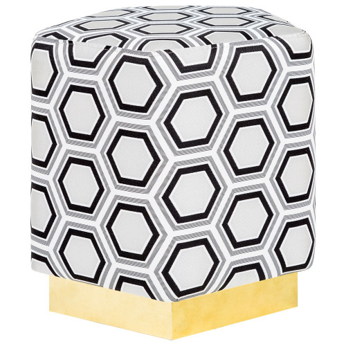 пуф «оскар tomette noir&blanc» разноцветный в Нижневартовске