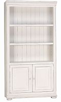 центральный книжный шкаф для библиотеки с дверцами «нордик» белый в Нижневартовске