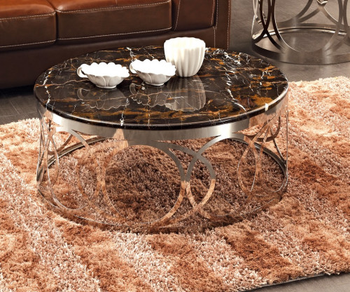 стол журнальный poltrona тёмно-серый в Нижневартовске