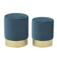 пуф mara синего цвета в Нижневартовске