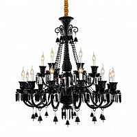 подвесная люстра omnilux crocefisso oml-87003-18 черная в Нижневартовске