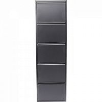 шкаф для обуви caruso серый 50x14x170 в Нижневартовске