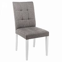 стул деревянный madina white / fabric pebble в Нижневартовске