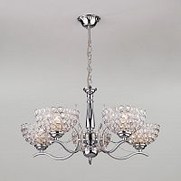 подвесная люстра eurosvet mirage 30119/5 хром в Нижневартовске