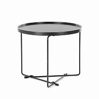 кофейный столик круглый haku черный в Нижневартовске