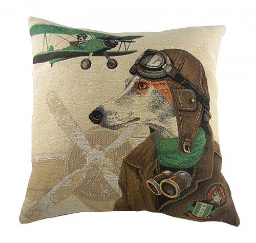 подушка с собакой-пилотом doggie fighters green в Нижневартовске
