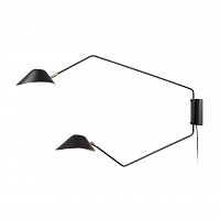 настенный светильник collet 2 лампы черный в Нижневартовске