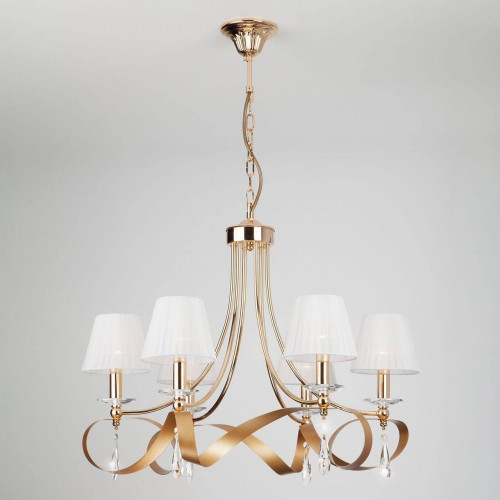 подвесная люстра eurosvet adelia 60063/6 золото в Нижневартовске